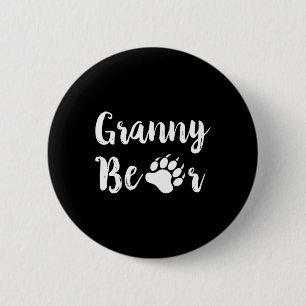 Grandma Bear T Shirt Granny Bear Mothers Day Gift 6 Cm Round Badge