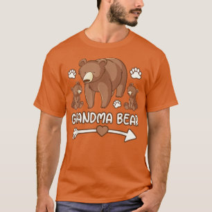 grandma bear tshirt for women, grandma bear 2 cub