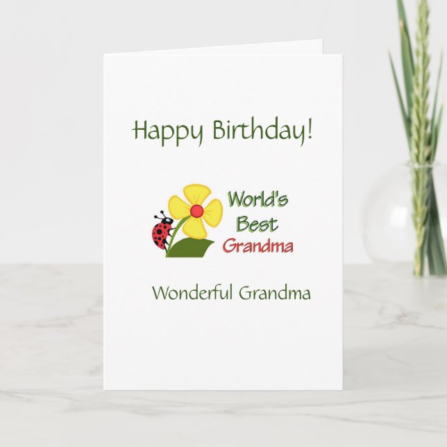 Grandma Best Sentimental Coronavirus Birthday Card (Front)