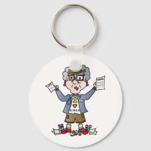 Grandma Bingo Key Ring