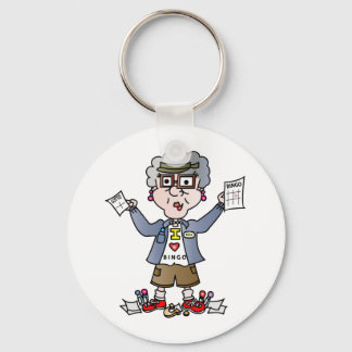 Grandma Bingo Key Ring