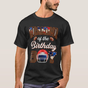 Grandma Birthday Boy Football Family Matching Part T-Shirt