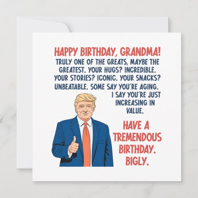 Grandma Birthday  Card (Front)