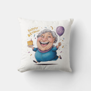 Grandma Birthday Celebration Cushion