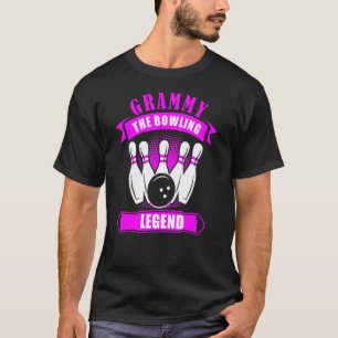 Grandma Bowlers Ten Pin GRAMMY Legend Bowling T-Shirt