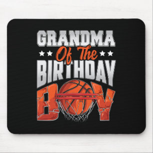 Grandma Bysketbyll Birthday Boy Family Byller B-da Mouse Pad