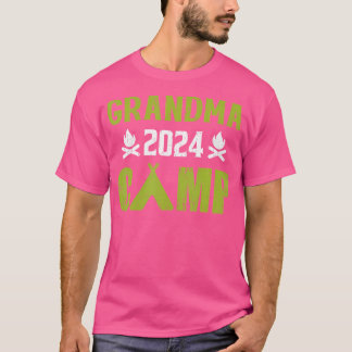 Grandma Camp 2024 Family Vacation Summer Camping C T-Shirt
