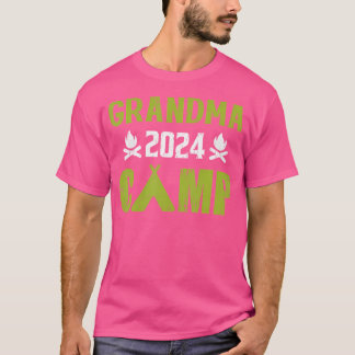 Grandma Camp 2024 Family Vacation Summer Camping C T-Shirt