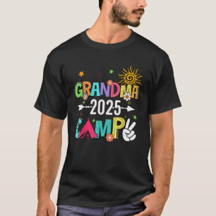 Grandma Camp 2025 Family Vacation Summer Camping C T-Shirt
