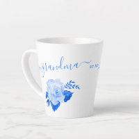 Grandma China Blue Watercolor Rose