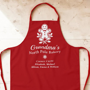 Grandma Christmas Holiday Baking Apron