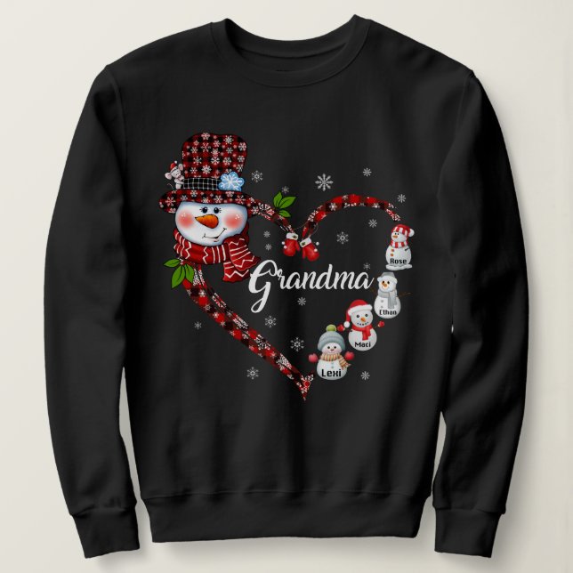 Grandma Christmas Sweatshirt (Design Front)