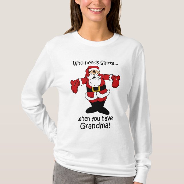 Grandma Christmas t-shirt (Front)