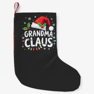 Grandma Claus Christmas Family Union Outfit Small Christmas Stocking