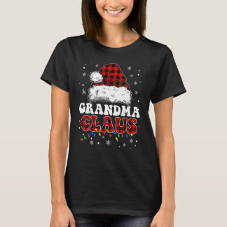 Grandma Claus Funny Santa Claus Matching Family Pa T-Shirt