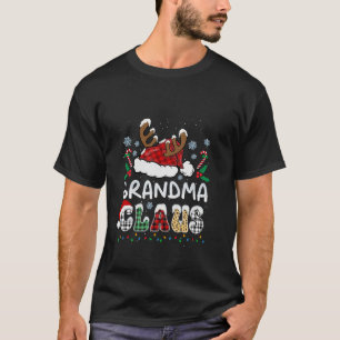 Grandma Claus Xmas Santa Hat Christmas Family Matc T-Shirt