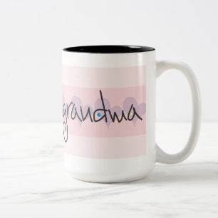 Grandma coffee mug with hearts