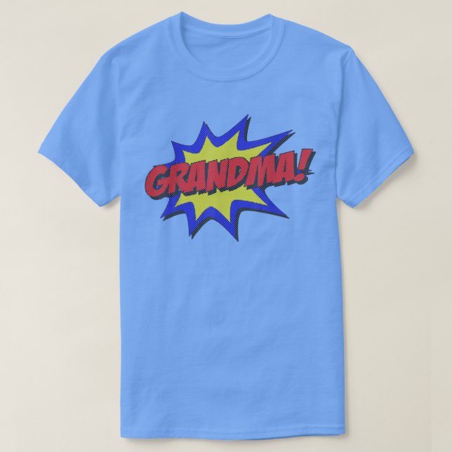 Grandma Comic Book  T-Shirt (Design Front)