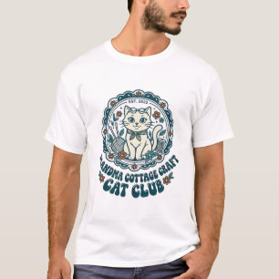 Grandma Cottage Craft Cat Pet Lover Shirt Art - Gr