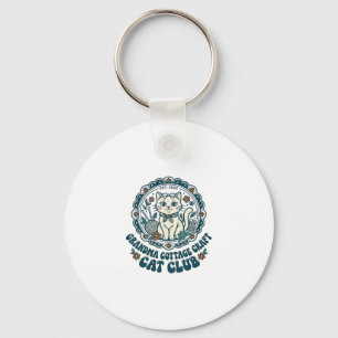 Grandma Cottage Craft Cat Pet Lover Shirt Art - Gr Key Ring