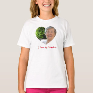 Grandma Custom Photo Personalized Valentine's Day T-Shirt