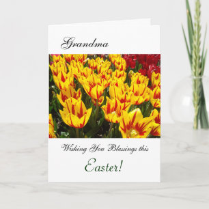 Grandma Easter Cards Tulip Flowers Tulips Love You