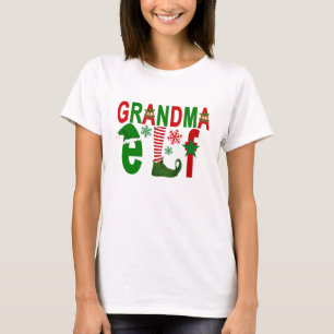 GRANDMA elf christmas ..png T-Shirt