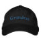 Grandma Embroidered Baseball Cap / Hat Blue