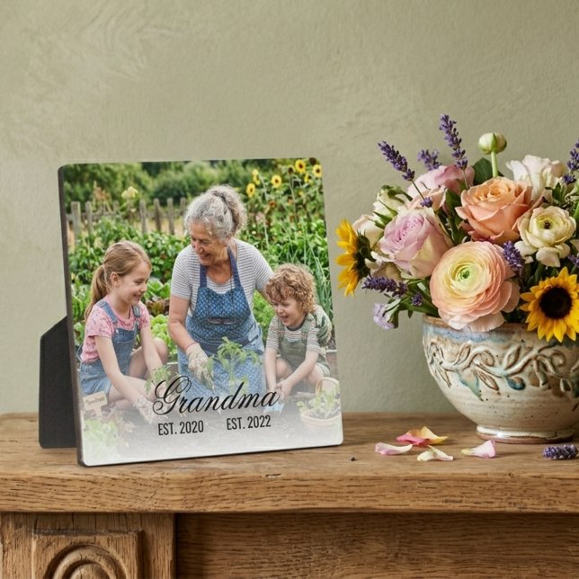 Grandma Est Photo Keepsake Plaque (Grandma Est Photo Keepsake Plaque)