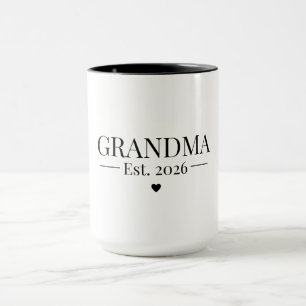 Grandma Established 2026 Mug