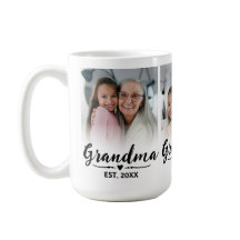 Grandma Established Black Cute Script 3 Photo