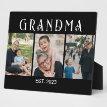 Grandma Established Bold Modern Black 3 Photo
