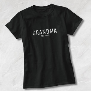 Grandma Established Gift T-Shirt