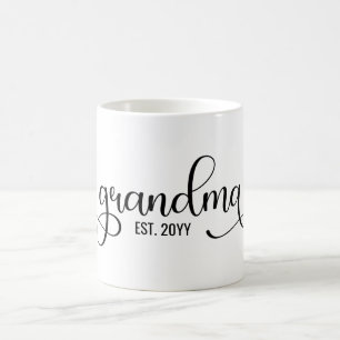 Grandma established, Gigi Grandmother gifts Coffee Mug