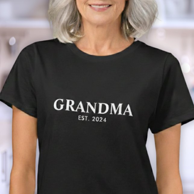 Grandma Established New Grandma Gift T-Shirt (Creator Uploaded)