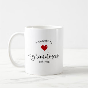 Grandma Established New Grandmother Gift Coffee Mug