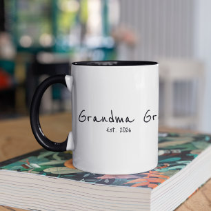 Grandma Established New Grandmother Gift Mug