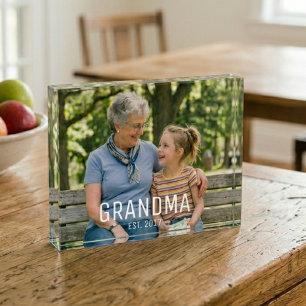 Grandma Established Photo Block