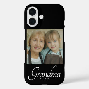 Grandma Established Photo Gift iPhone 16 Case