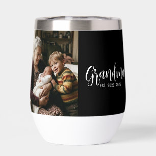 Grandma Established Script Black Photo