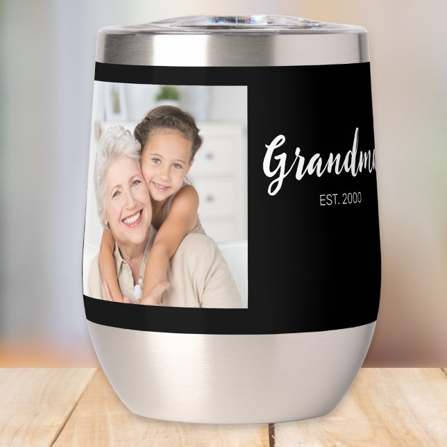 Grandma Established Script Black Photo (Creator Uploaded)