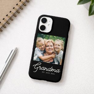 Grandma Established Script Photo iPhone 16 Case