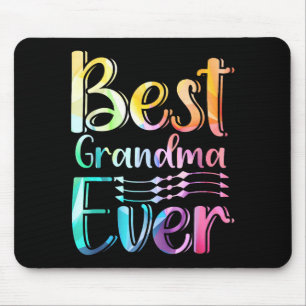 Grandma Ever Gift Graphic Art Text Quote Design  Mouse Pad