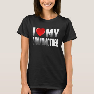 Grandma From Grandkids I Love My Grandmother T-Shirt