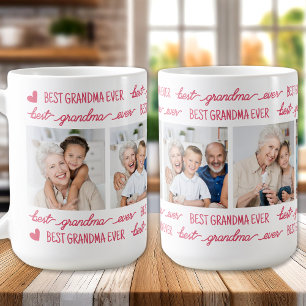 Grandma Fun Pink Photo Coffee Mug