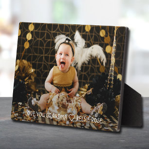 Grandma Gift Grandchild Photo  Plaque