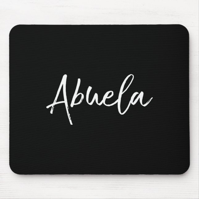 Grandma Gift In Spanish New Grandmother En Epañol  Mouse Pad (Front)