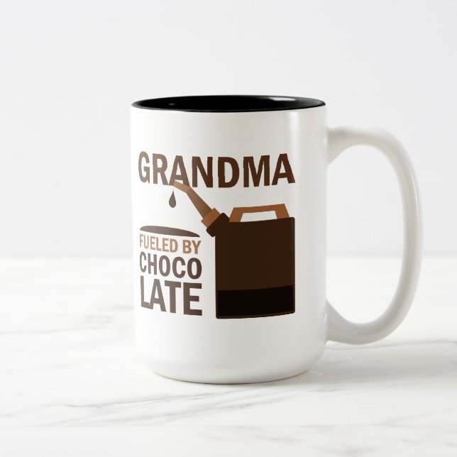 Grandma Gift Two-Tone Coffee Mug (Right)