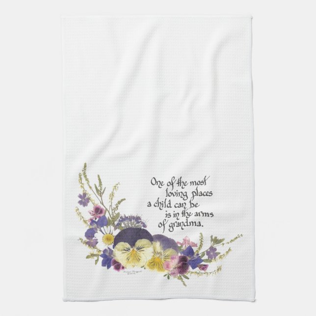 Grandma gifts tea towel (Vertical)