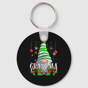 Grandma Gnome Christmas Pajamas Matching Family Gr Key Ring